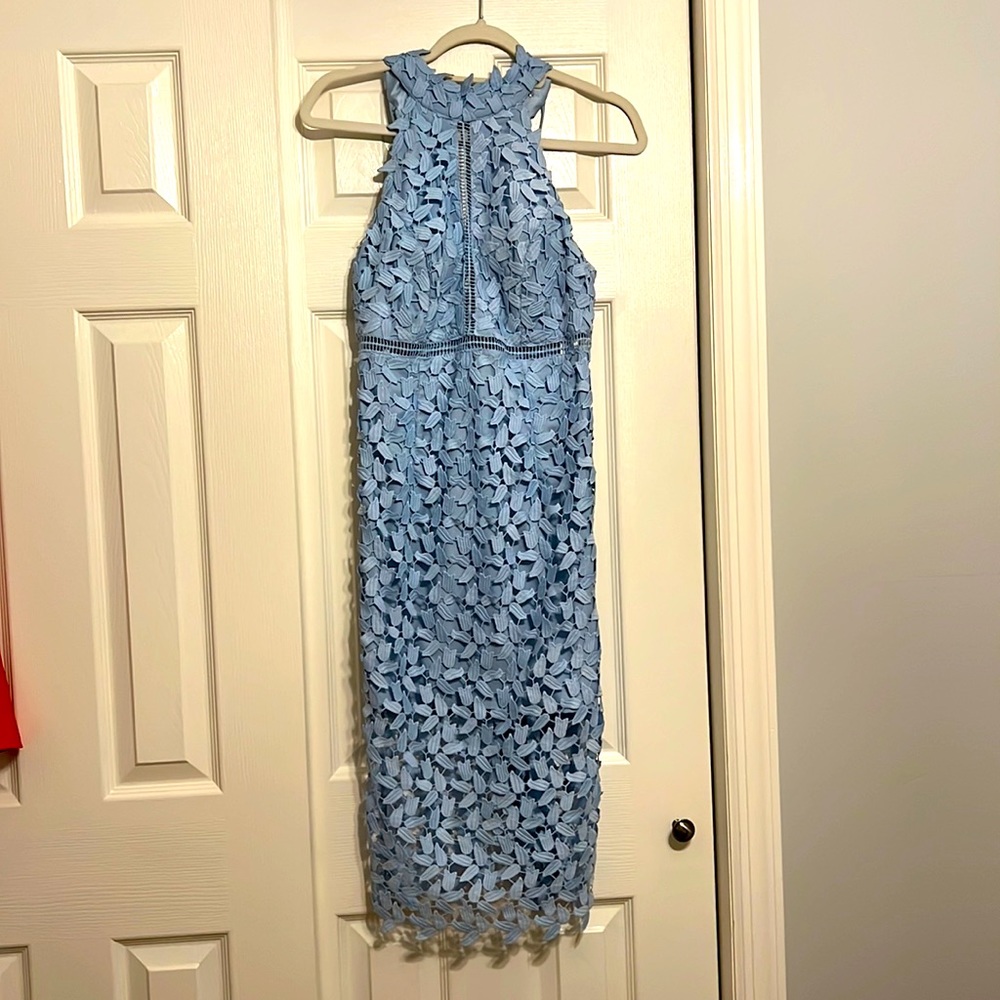 Bardot floral lace midi dress size 6/s